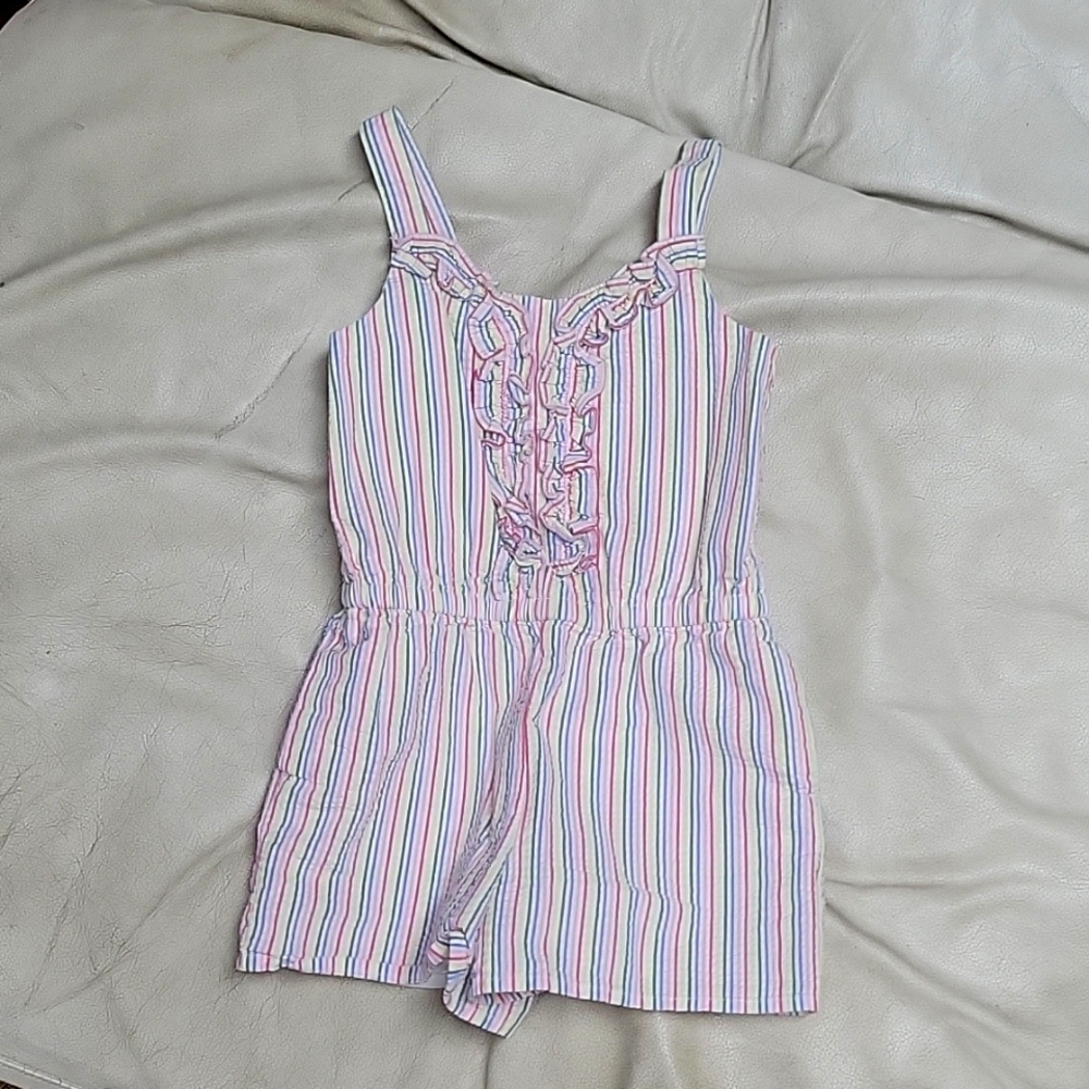NWOT Janie & Jack seersucker romper